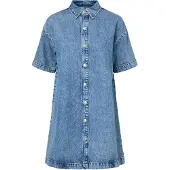 Pieces Blousejurk 'PCSky' blauw denim