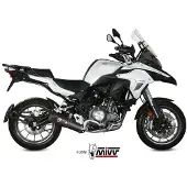 MIVV Oval Benelli Trk 502 2017-24 E.003.l3c Gehomologeerde Slip On Uitlaatdemper