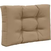 vidaXL Buitenbankkussen Polyester Taupe 60 x 60 x 8 cm