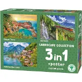 Broccoli Landscape 3-in 1 Puzzel (3x1000 stukjes)