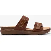 Clarks April Dusk Donkerbruin Int Sandalen