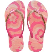 Havaianas HAV. KIDS SLIM GLITTER II BLOSSOM/Roze FLUX Meisjes Slippers - blossom/Roze flux
