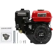 OEM Benzinemotor, 4000 Watt vermogen, 212 cc cilinderinhoud, rood