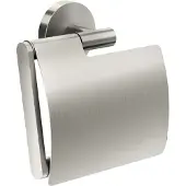 Saniclear London wc-rolhouder met klep RVS look PVD