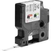 Dymo Tape 1805442 Zwart op wit (6 mm)