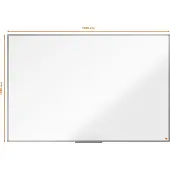 Nobo Essence Steel Lacquered Board 1500x1000 Mm Zilver