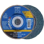 PFERD TOOLS 67668125 PFF 125 Z 80 PSF STEELOX Lamellenschijf Diameter 125 mm Boordiameter 22.23 mm Korrelgrootte (num) 80 RVS, Staal 10 stuk(s)