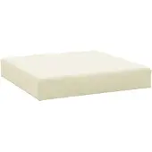 vidaXL Palletkussen 60x60x9,5 cm oxford stof crèmekleurig