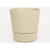 Elho Pot foss d30cm paddenstoel beige met wielen