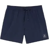 Marc O'Polo Zwembroek 'Essentials' navy / wit