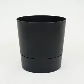 Elho Pot foss d43cm living black met wielen