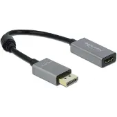 DeLOCK Actieve DisplayPort 1.4 naar HDMI-adapter 4K 60 Hz (HDR)