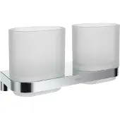 Ravak Chrome - Tandenborstelhouder, dubbel, glas/chroom X07P1365