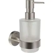 Ravak Kona - Zeepdispenser met houder, glas/geborsteld rvs X07P1297