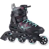 Tempish Wox 2.0 84 Skeelers - Inline Skates - Dames - Zwart/Turquoise - Maat 39