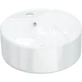 Syfax Wasbak 40x14,5 cm rond keramiek wit