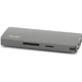 LMP USB-C Travel Dock Gris Sidéral - Dock USB-C 9 ports
