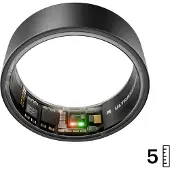 Ultrahuman AIR Smart Ring, Matte Grey - Grootte 5