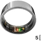 Ultrahuman AIR Smart Ring, Space Silver - Grootte 5