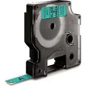 Dymo 40919 (S0720740) Tape Zwart op groen (9 mm)