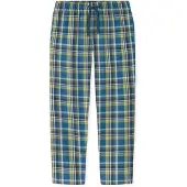 Schiesser Pyjamabroek ' Mix Relax ' blauw / groen / olijfgroen