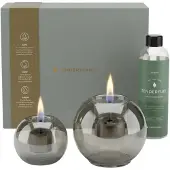 Tenderflame Globus 10 & 15 Graphite + 0,5ltr Tenderfuel