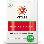 Vitals - Vitamine B12 Met Folaat - 2 x 100 zuigtabletten - Voordeelverpakking