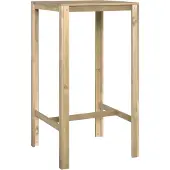 Syfax Bartafel 60x60x110 cm geïmpregneerd grenenhout