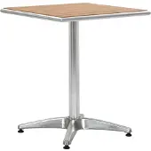 Prolenta Maison Exclusive - Tuintafel Silbern, 60x60x70 cm, aluminium en WPC