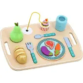Vilac Plateau D'eveil Repas - - - Groen - Hout - Vanaf 18 maanden
