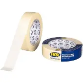 Hpx afplaktape 60°C - crèmewit - 30 mm x 50 m