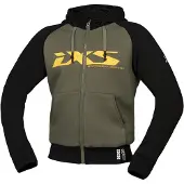 IXS Rapid 1.0 Groen Oranje Motor Zip Hoodie Maat M