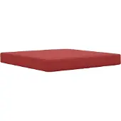 vidaXL Buitenbankkussen Polyester Wijnrood 80 x 80 x 8 cm