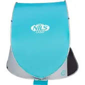 Nils Camp NC3174 - Strandtent - Turks en Grijs - Zelfopzettend