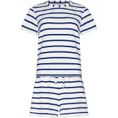 Rebelle Zomerse gestreepte shortama | Maat 34