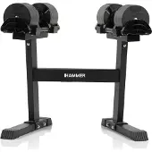 FINNLO Smartlock Dumbbell Set With Stand 64kg Zilver 64 kg