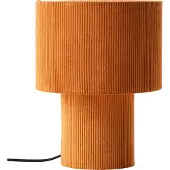 Brilliant Tony - Tafellamp - E27 max 1x25W - Ribstof - Oranje