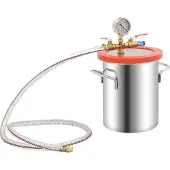 vidaXL Vacuümkamer met 2-traps pomp 5,5 L