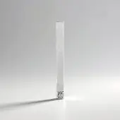 Cavill - Zilveren Hanger 925 Sterling Zilver - 0,475ct Afrikaanse Diamant Fancy Slijpsel - Modern Minimalistisch Design Staaf 59mm