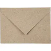 Packlinq Gerecyclede Enveloppen, C6 11,5x16 cm, 120 gr, naturel, 50stuks