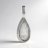 Cavill - Zilveren Hanger - 925 Sterling Zilver - Witte Kwarts Fancy Peervorm 3,513 ct - Luxe Elegante Drappelvorm Hanger Dames
