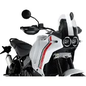 Puig Sportief, transparant windscherm van voor de Ducati Desert X