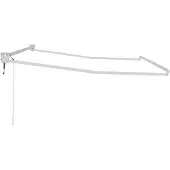 vidaXL Inklapbaar Zonnewering Frame Wit 350 x 250 cm Aluminium