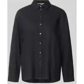 ONLY relaxed fit linnen blouse met overhemdkraag model 'GOA'