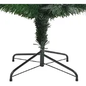 vidaXL Kunstkerstboom met 300 LED met standaard Groen 240 cm PVC