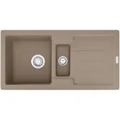 Franke Strata, modelnummer STG 651-86, Cashmere, stopventiel met zeefkorf