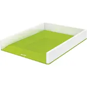 Leitz WOW Brievenbakje PS (Polystyreen) Stapelbaar A4 Groen, wit