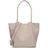 Fred de la bretoniere Dames Schoudertassen Nalani Shoulderbag Suede - Ecru - Maat ONESIZE