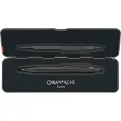 Caran d'Ache Porte mine 0,7mm noir black code dans boite metal noire