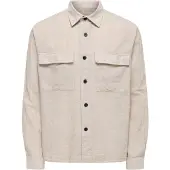 Only & Sons Overhemd 'ONSCaiden' greige